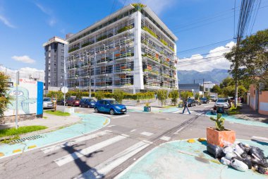 Floresta bölge görünümü Quito Ekvador