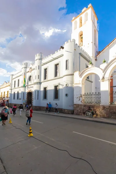 Sucre Bolívie budova vojenského muzea — Stock fotografie