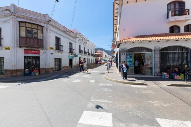 Sucre Bolivia Arenales sokak manzarası