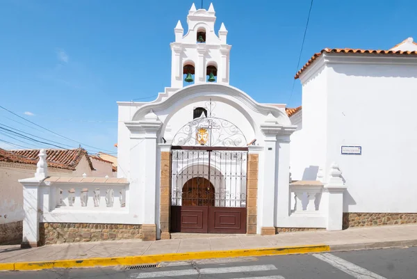 Sucre Bolivia kloster Santa Teresa ingång — Stockfoto