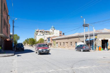 Kolon Bulvarı 'nda doğu mimarisi olan Bolivya Uyuni Sarayı