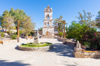 Toconao Şili Atakama şehir parkı