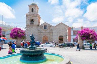 Chile La Serena Sant Antonio church clipart