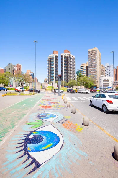 Argentina Córdoba decoración de calles en la plaza de España —  Fotos de Stock