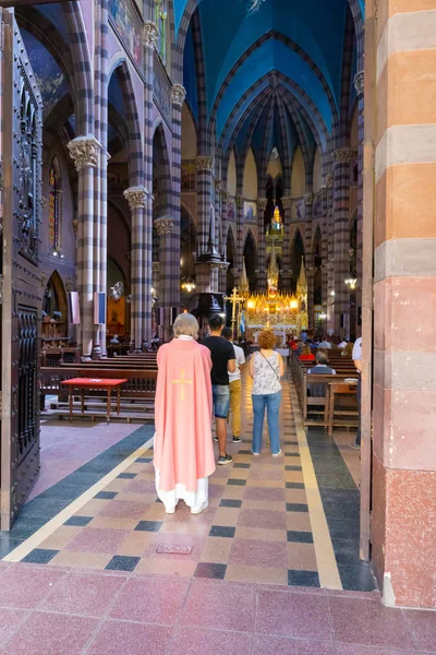 Cordoba Argentina beginning of the religious function in the Cap — 스톡 사진