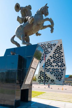 Arjantin Cordoba binicilik abidesi Juan Bautista Bustos