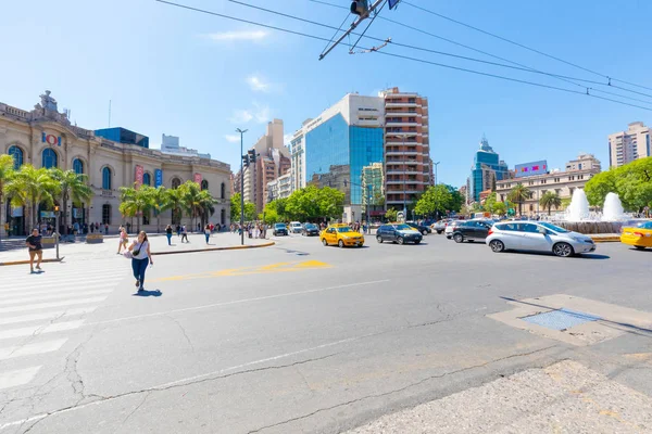 Argentina Córdoba Dalmacio Velez Sarsfield cro peatonal cuadrado —  Fotos de Stock