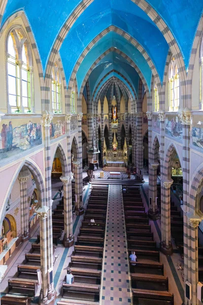 Argentina Cordoba sacred heart of Jesus church interior view — 스톡 사진