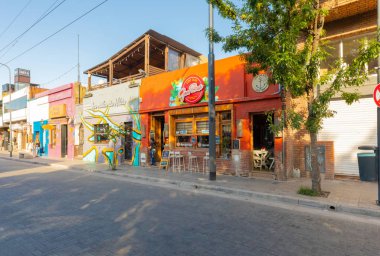 Belgrano Bulvarı 'ndaki Arjantin Cordoba bira evleri