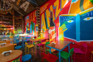 Dada Mini Restoranının Arjantin Cordoba renkleri