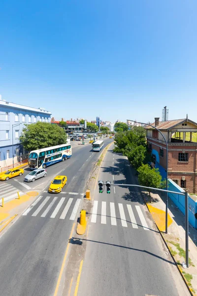 Argentyna Cordoba Domingo Peron avenue widok z lotu ptaka — Zdjęcie stockowe