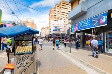 Arjantin Cordoba San Martin Caddesi şehir merkezinde.