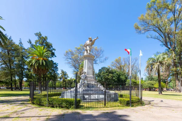 Rosario Argentina Febrero Monumento Garibaldi Construido 1888 Situado Parque Más — Foto de Stock