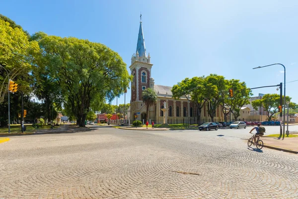 Rosario Arjantin Şubat 1516 Kurulan Sacred Heart Kilisesi Şehrin Güneyindeki — Stok fotoğraf