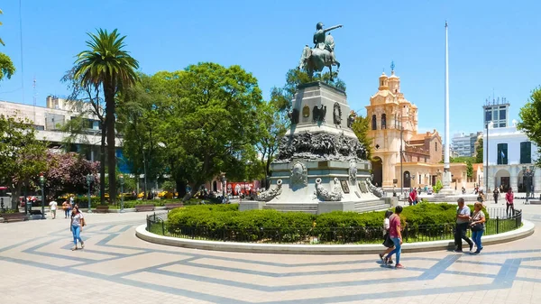 Cordoba Argentina December 2019 Monument Sited Historic Center City Dedicated — 스톡 사진