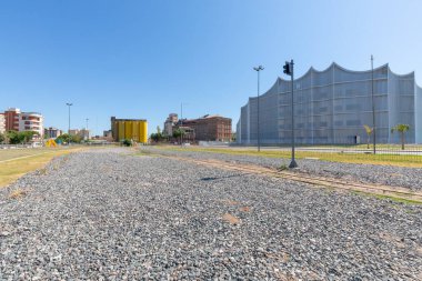 Cordoba Arjantin 17 Aralık 'ta bu demiryolları şehir parkından geçerek eski sanayi bölgesini Buenos Aires şehrine bağladı. Çekim 17 Aralık 2019