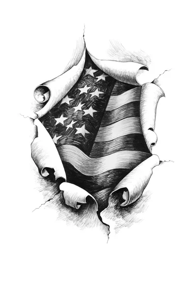 Fondo de bandera americana. — Foto de Stock