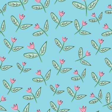 vektör sorunsuz çiçek deseni