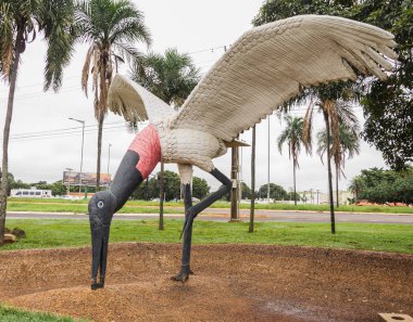 Aeroporto Internacional de Campo Grande 'deki Tuiuiu heykeli