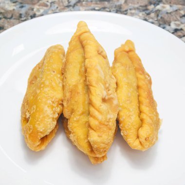 Geleneksel yemekler Saltenha de Carne Brezilya denir