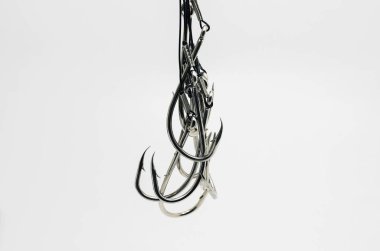 Kanca link hazır yapılmış balıkçılık, çelik kablo bağlı. 