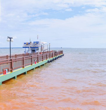 Liman Kattamaram Parana Nehri üzerinde. 