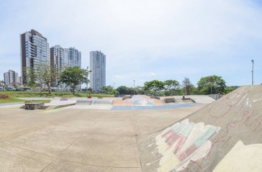 Campo Grande Ms, Brezilya 'daki kaykay parkı.