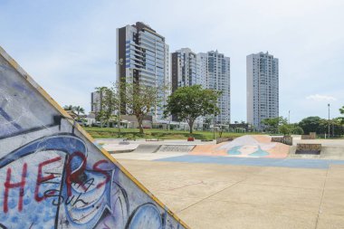 Campo Grande Ms, Brezilya 'daki kaykay parkı.