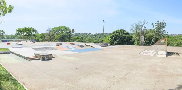 Parque de Skate de Campo Grande MS, Brasil — Fotografia de Stock