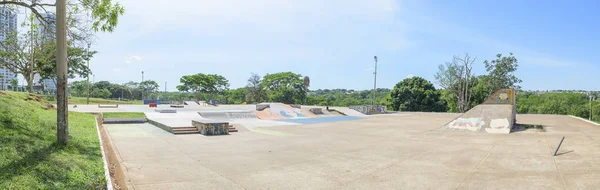 Skatepark von campo grande ms, Brasilien — Stockfoto