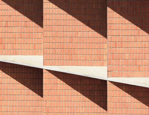 Metselwerk muur met verticale en diagonale lijnen — Stockfoto