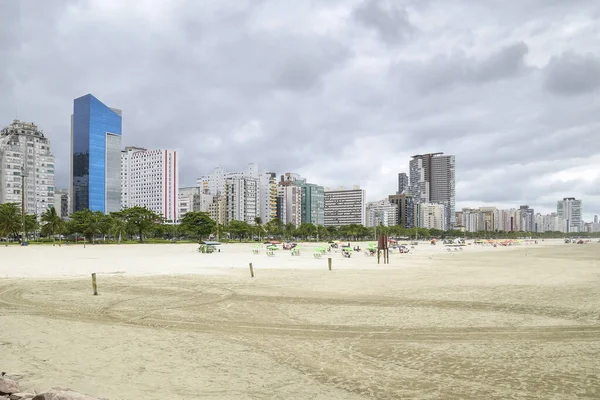 Praia de Santos SP — Fotografia de Stock