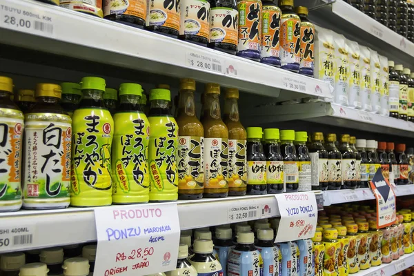 Japon ürünleri Liberdade, Sao Paulo — Stok fotoğraf