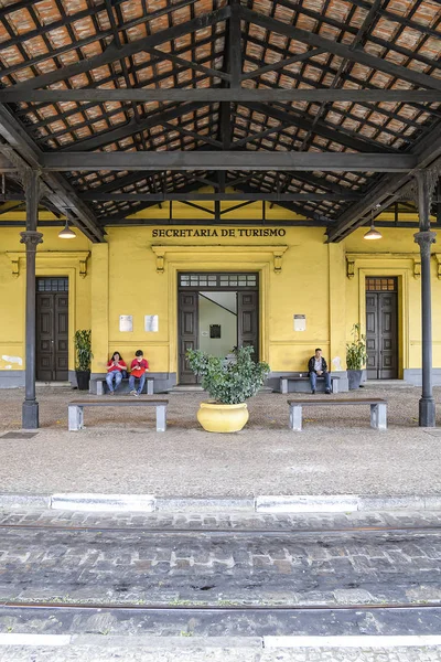 Excursão de bonde a Santos SP Brasil — Fotografia de Stock