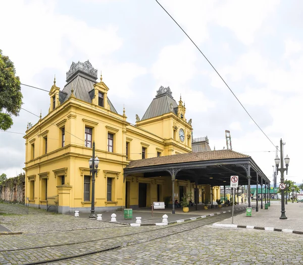 Recorrido en tranvía por Santos SP Brasil — Foto de Stock