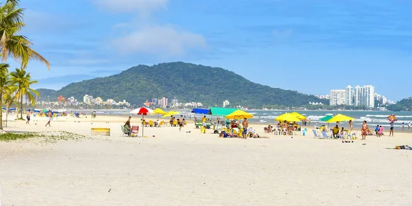 Praia da Enseada, Guaruja Sp Brazylia — Zdjęcie stockowe