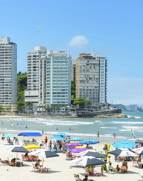 Playa de Praia das Pitangueiras, Guaruja SP — Foto de Stock