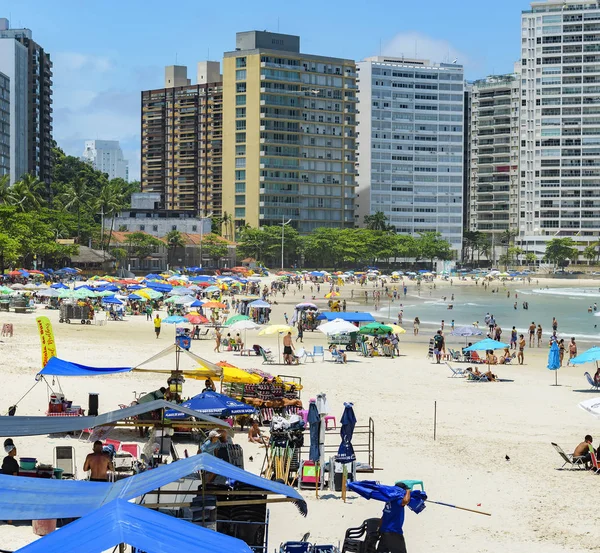 Praia das Pitangueiras, Guarujá — Fotografia de Stock