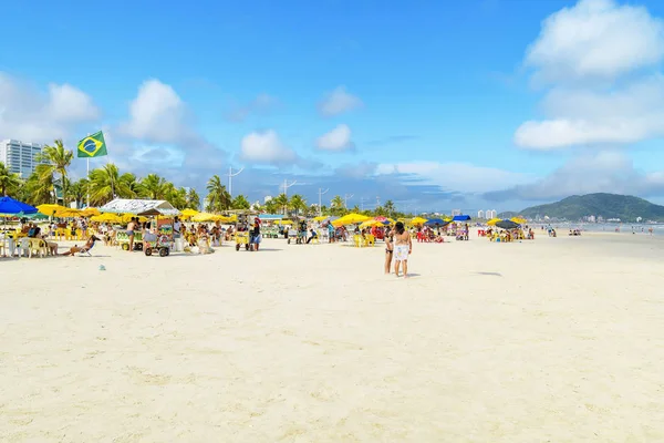 Praia da Enseada plajı, Guaruja Sp Brazil — Stok fotoğraf