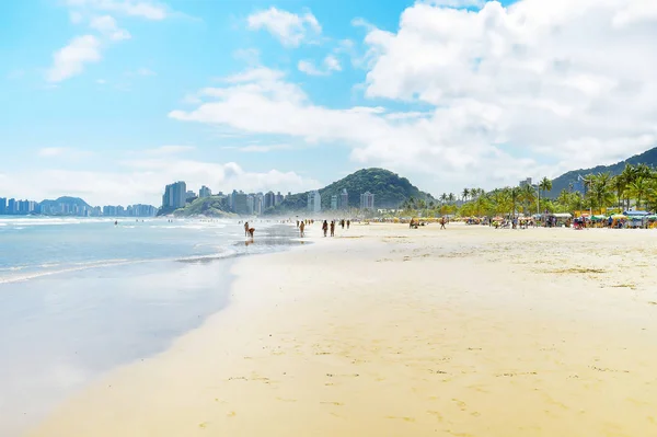 Praia da Enseada beach at Guaruja SP, Brazil — Stock Photo, Image