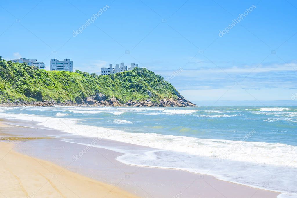 Praia do Tombo beach, Guaruja SP Brazil