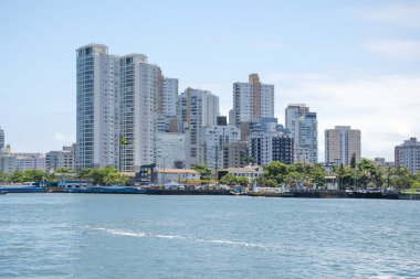 Şehir ve Santos Sp Brazil feribotu