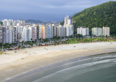 Praia do Itarare, Sao Vicente Sp Brezilya