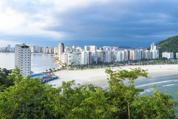 Sao Vicente şehri manzarası, Sp Brazil — Stok fotoğraf