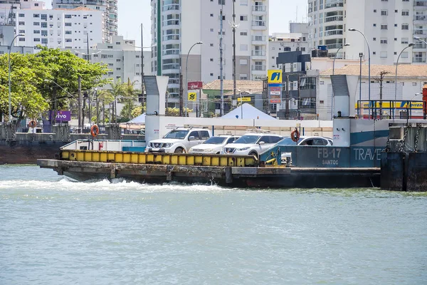 Car ferry of Santos SP Brazil — Stock Photo, Image