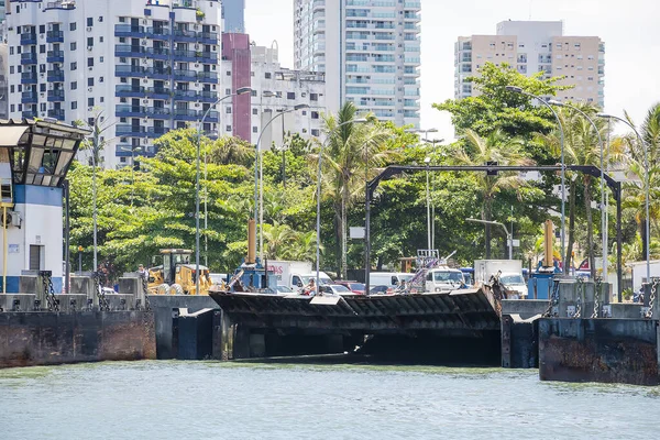 Car ferry of Santos SP Brazil — Stock Photo, Image