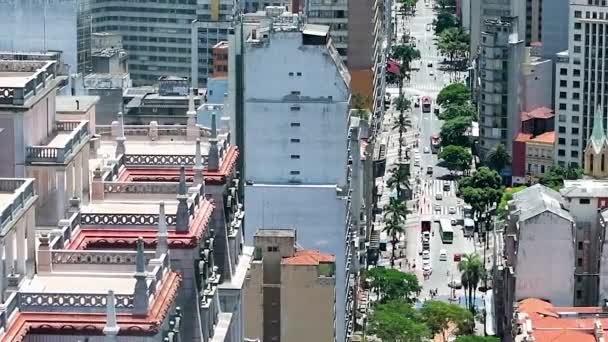 Sao Joao avenue, Sao Paulo Sp Brazil — Stock video