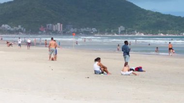 Praia da Enseada plajı, Guaruja Sp Brazil