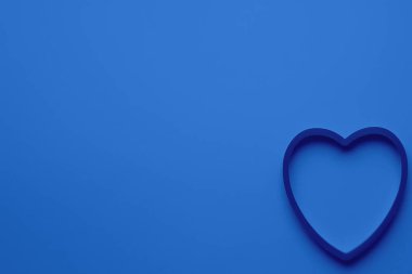 Klasik Mavi arka plan. 2020 yılının rengi. Moda Klasik Mavi Rengi.