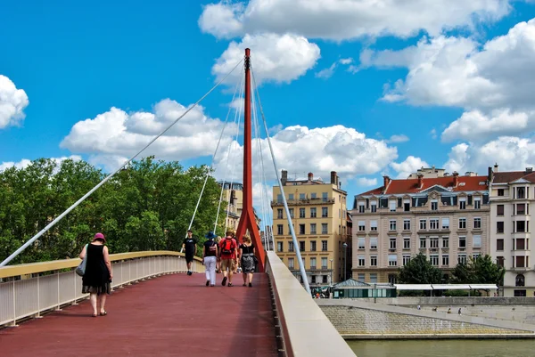 Köprü Saone üzerinde Lyon, Fransa